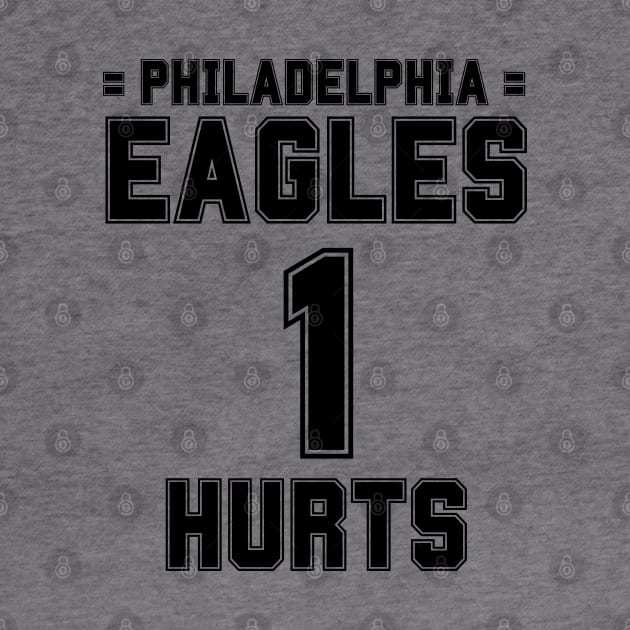 1 hurts Eagles football Philadelphia by PrettyMerch